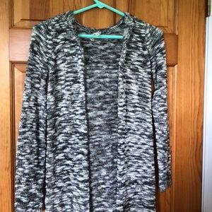 Black and white cardigan